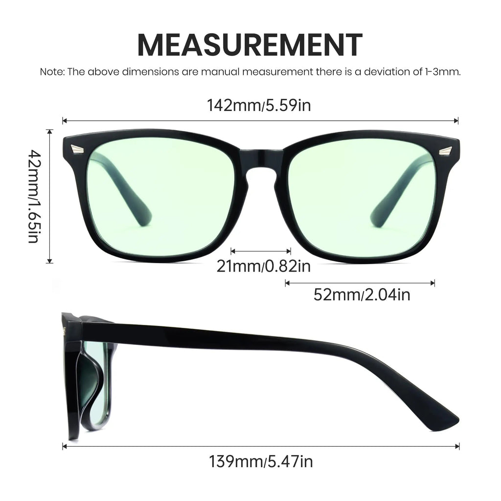 Midnight Vision Pro: 2-in-1 Anti-Strain & Melatonin Boosting Glasses